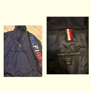 Boys Tommy wind jacket, hardly worn. Great for fall or spring